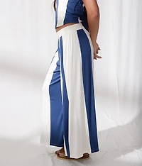 Striped Wide Leg Pant