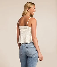 Lace Cropped Tank Top