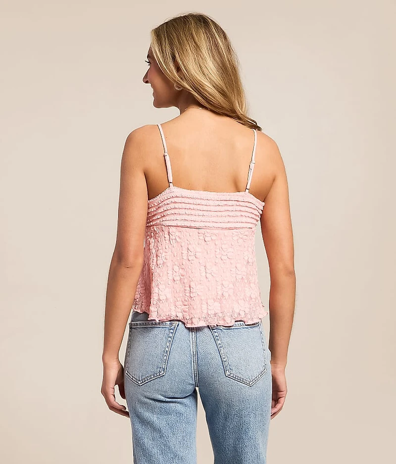 Lace Cropped Tank Top