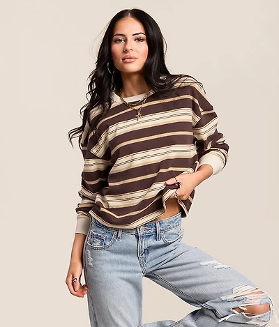 Brushed Stripe Top