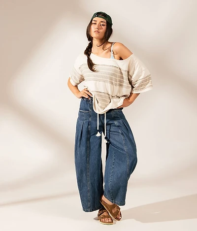 Boundless Edit - Wide Neck Pieced Top