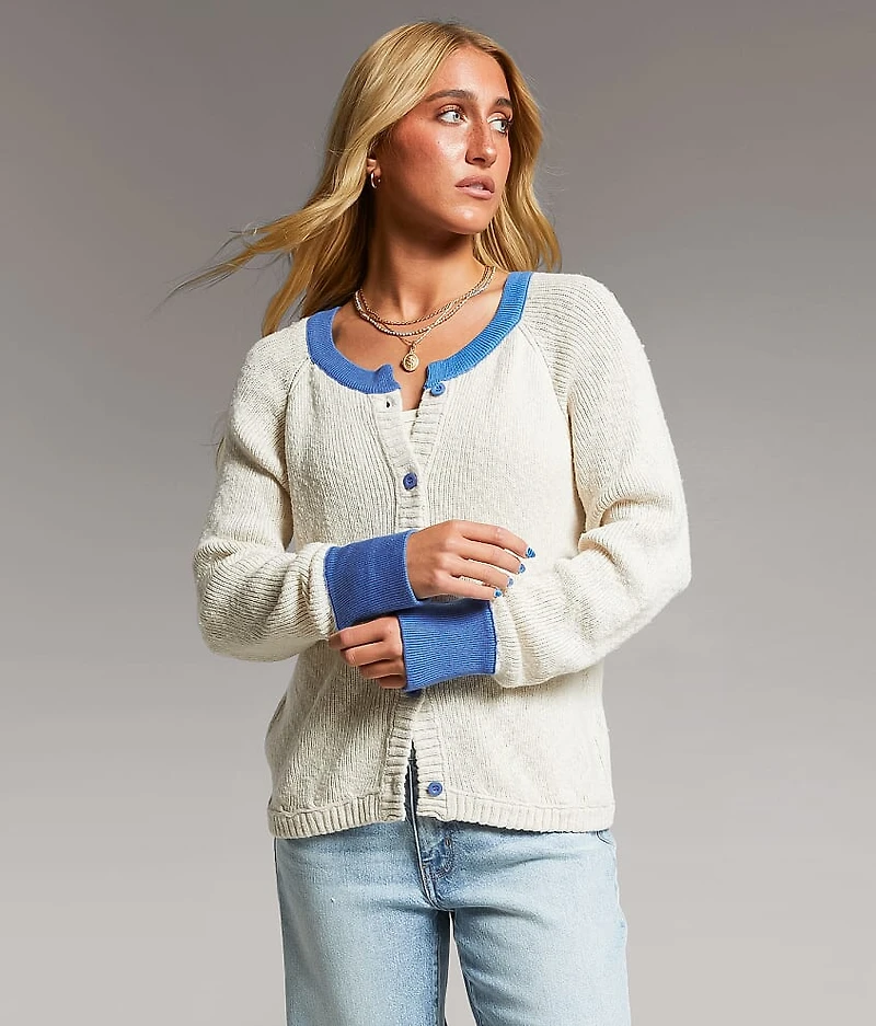 Open Weave Cardigan Sweater