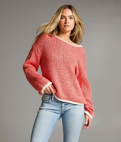 Crochet Chenille Sweater