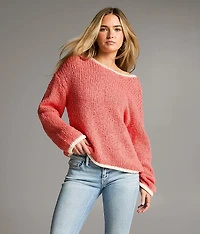 Crochet Chenille Sweater