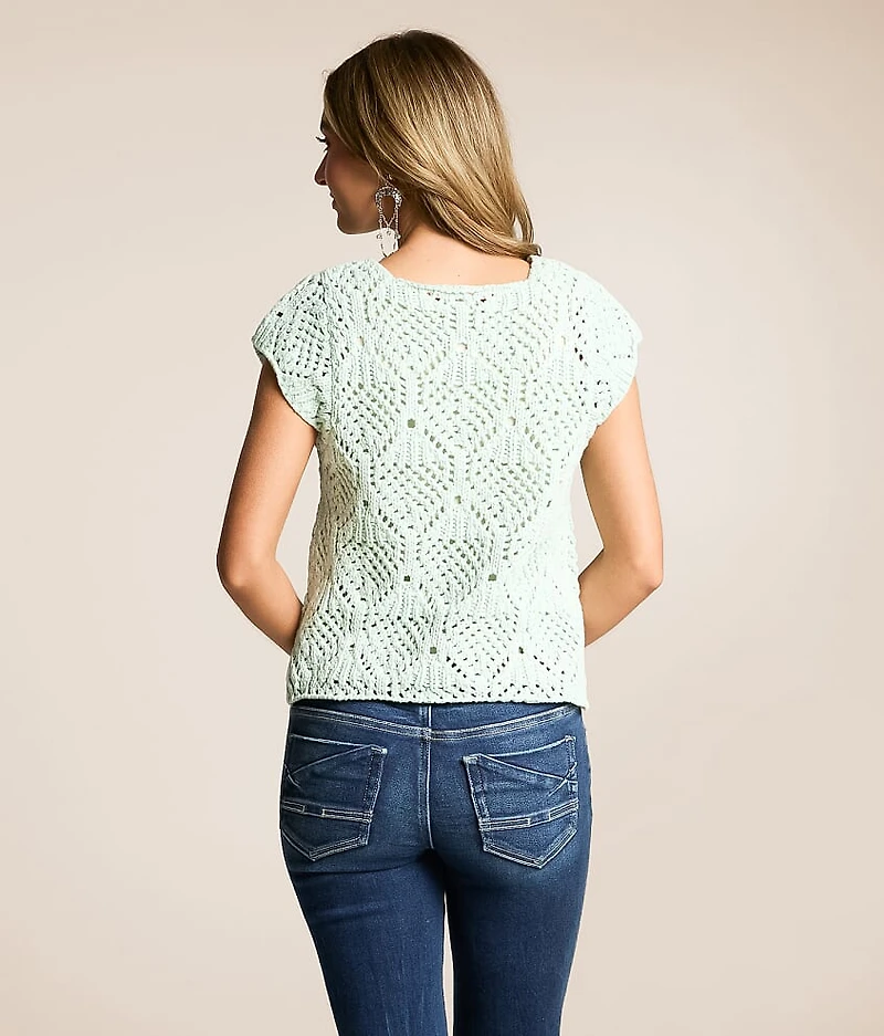 Pointelle Stitch Sweater