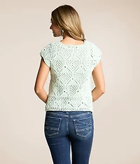 Pointelle Stitch Sweater