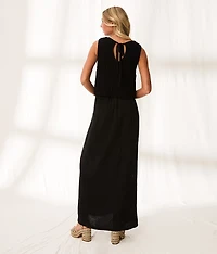 Resort Edit - Layered Sweater Maxi Dress