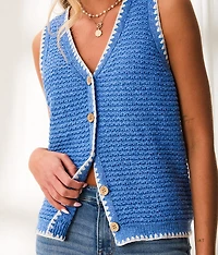 Resort Edit - Whipstitch Sweater Tank Top