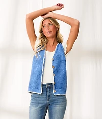 Resort Edit - Whipstitch Sweater Tank Top