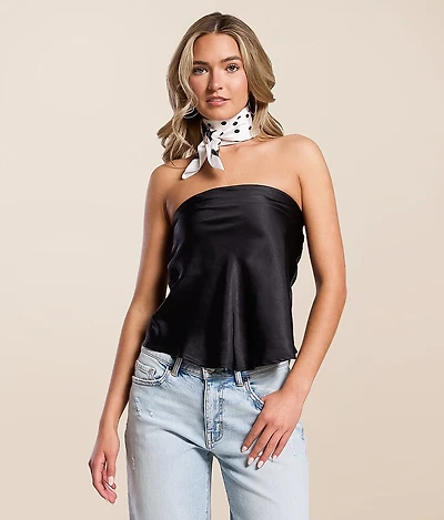Satin Tube Top