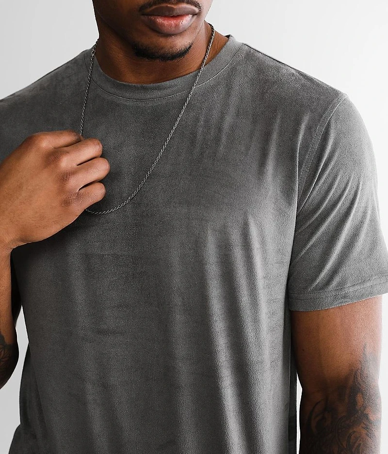 Faux Suede T-Shirt