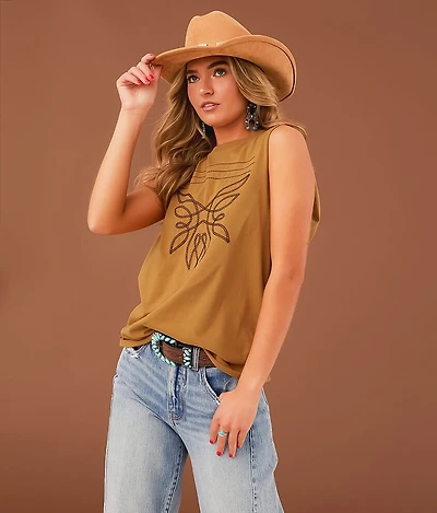 Boot Stitch Tank Top
