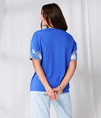 Hibiscus Oversized T-Shirt