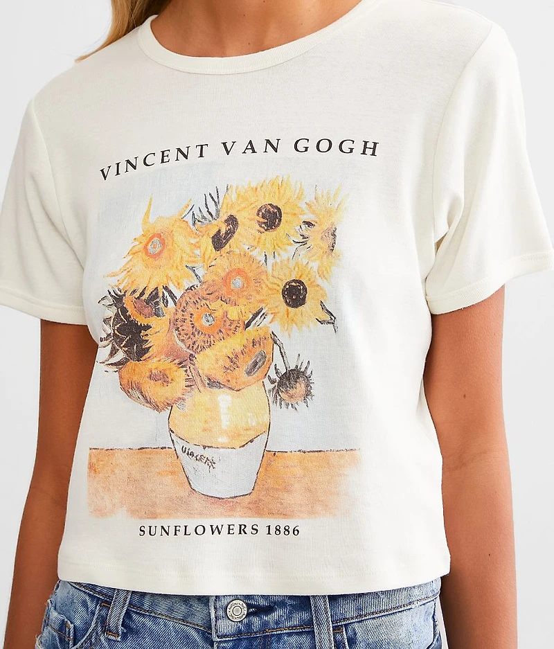 Van Gogh Cropped T-Shirt
