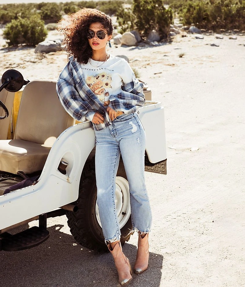 Van Gogh Cropped T-Shirt