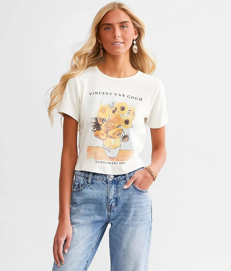 Van Gogh Cropped T-Shirt