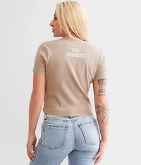 I Chase Whiskey Baby Cropped T-Shirt