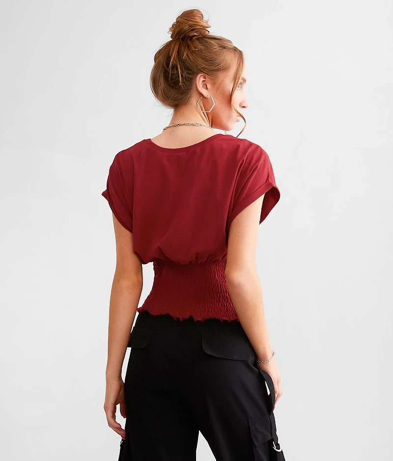 Smocked Dolman Top