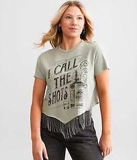 I Call The Shots Cropped T-Shirt