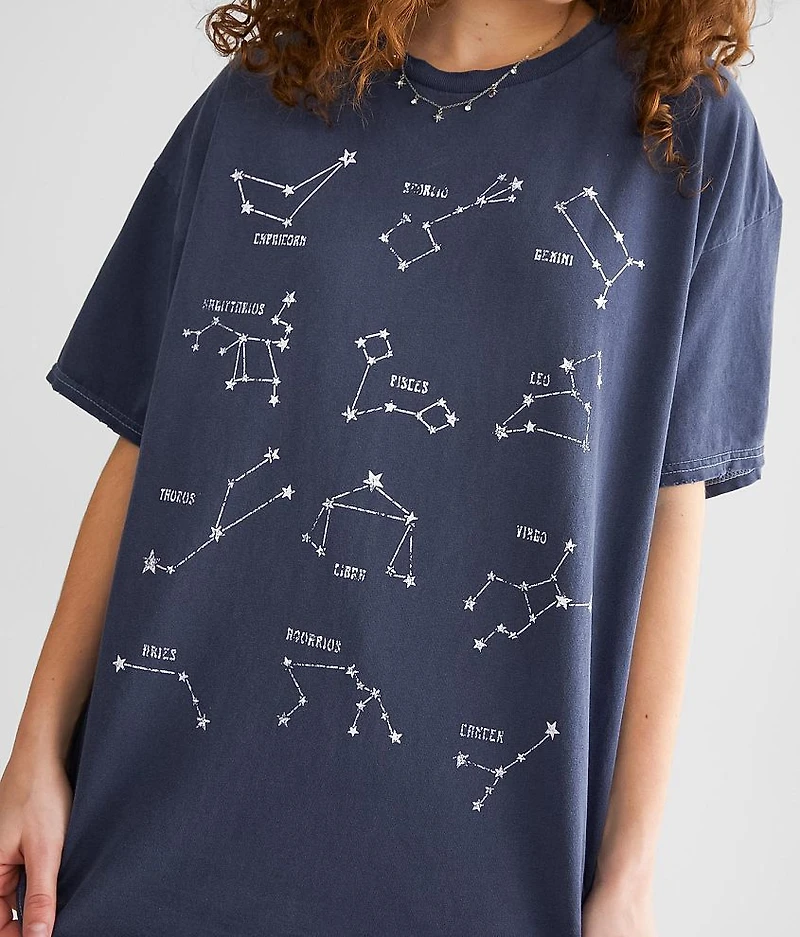 Astrology Sign Oversized T-Shirt