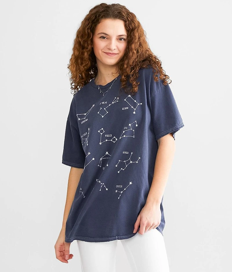 Astrology Sign Oversized T-Shirt