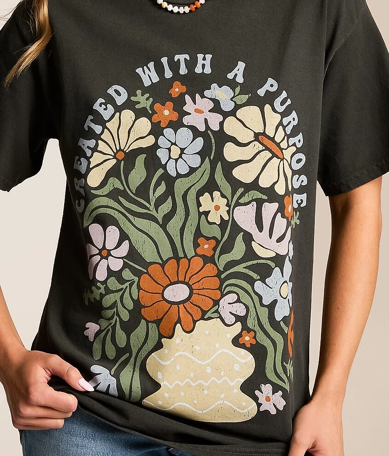 Created With A Purpose Oversized T-Shirt