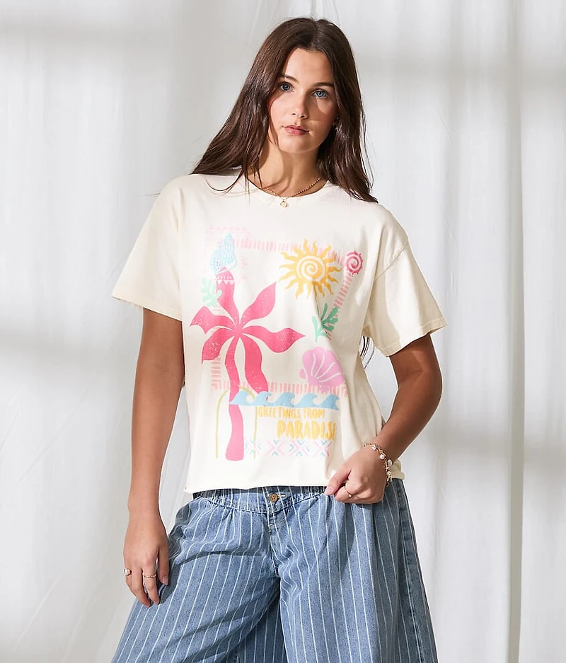 Greetings From Paradise Oversized T-Shirt