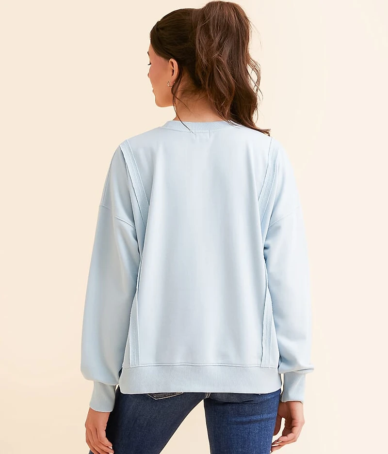 Raw Edge Pullover