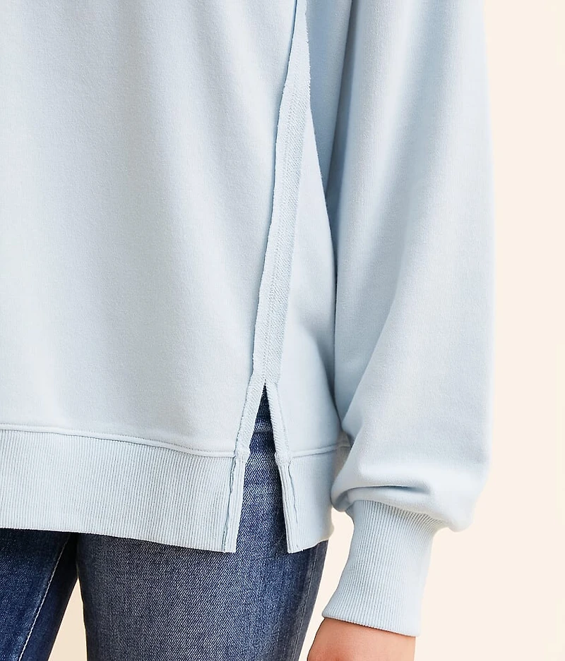 Raw Edge Pullover