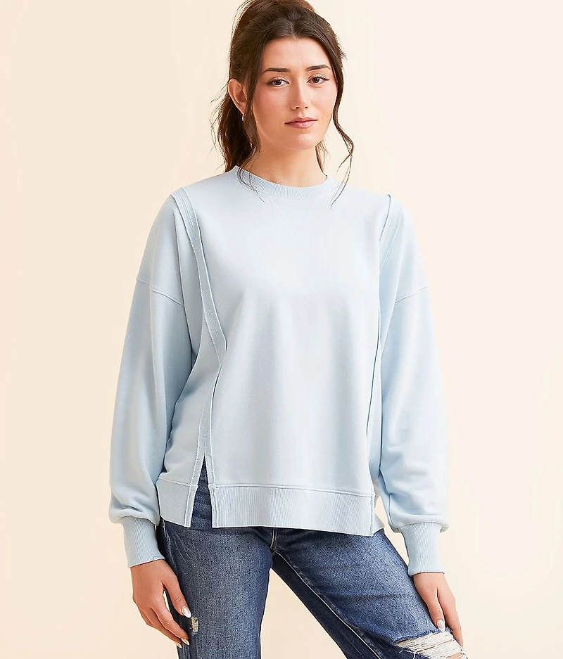 Raw Edge Pullover