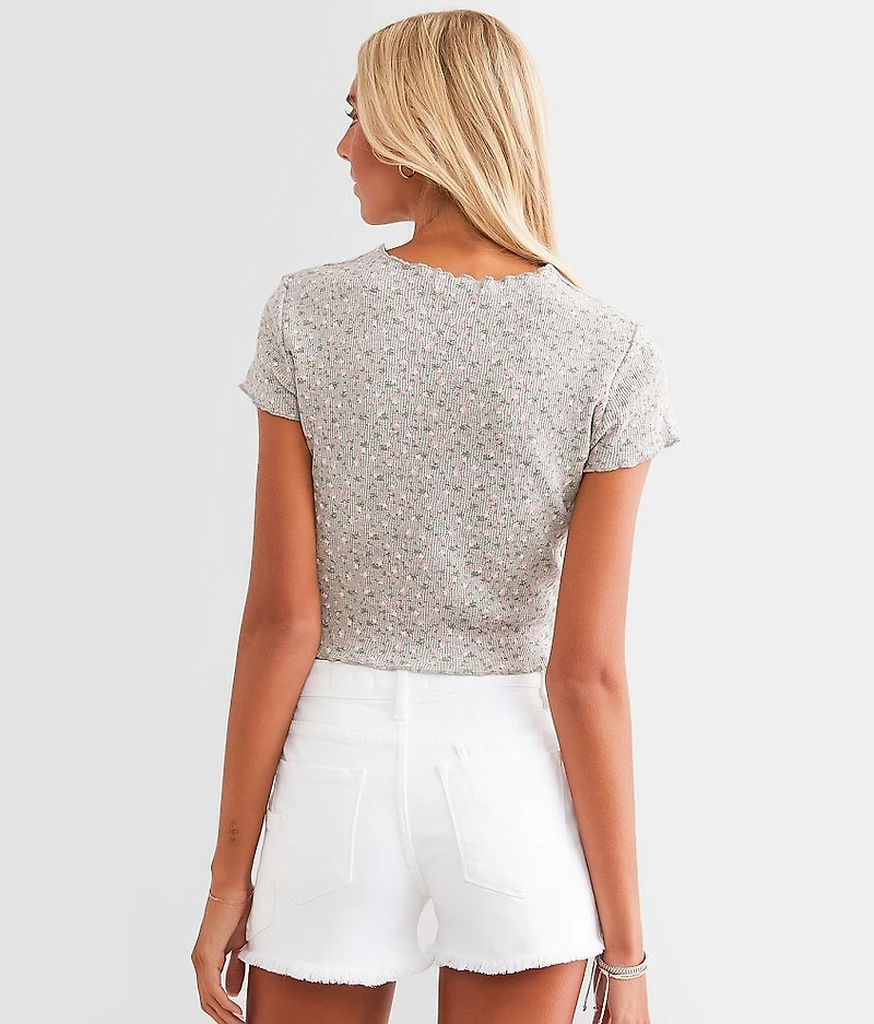 Floral Cropped Top