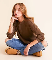 Textured Knit Henley