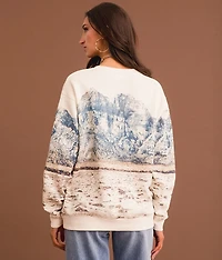 Mountainscape Horse Pullover