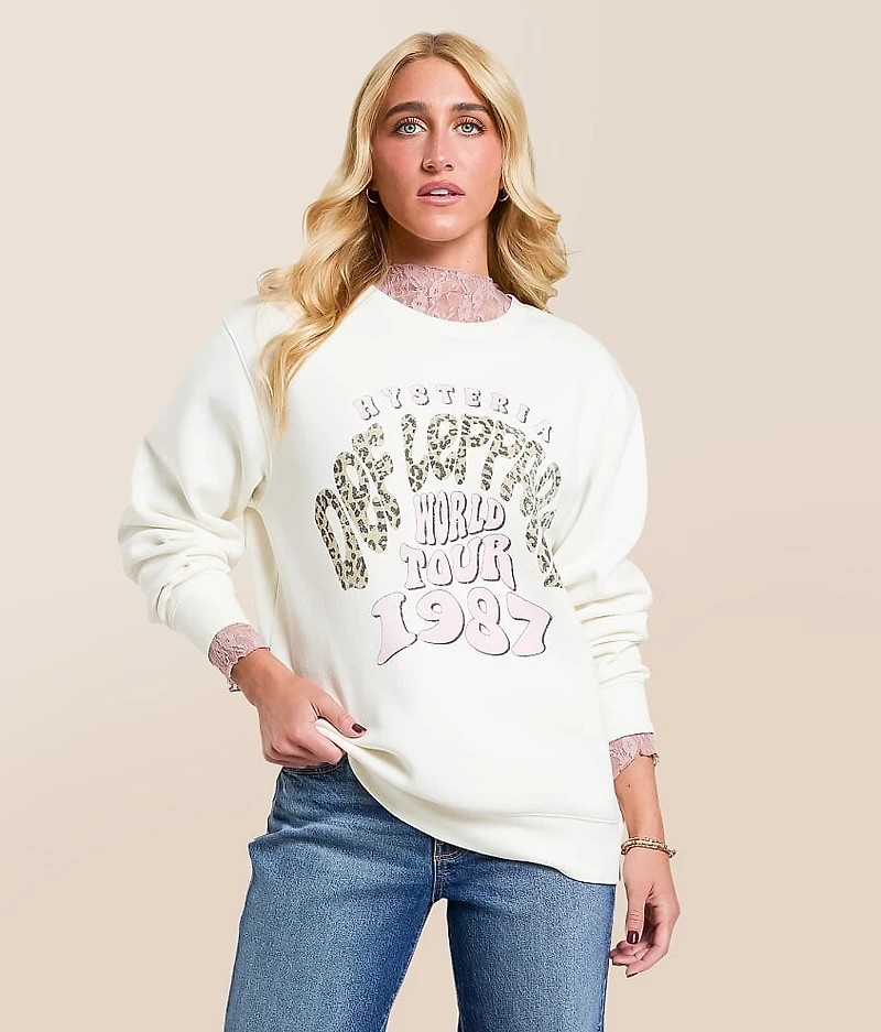 Def Leppard Oversized Band Pullover