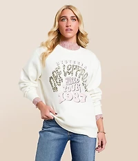 Def Leppard Oversized Band Pullover