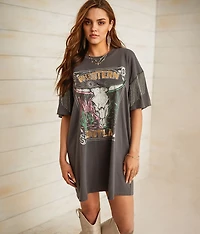 Western Outlaw T-Shirt Dress