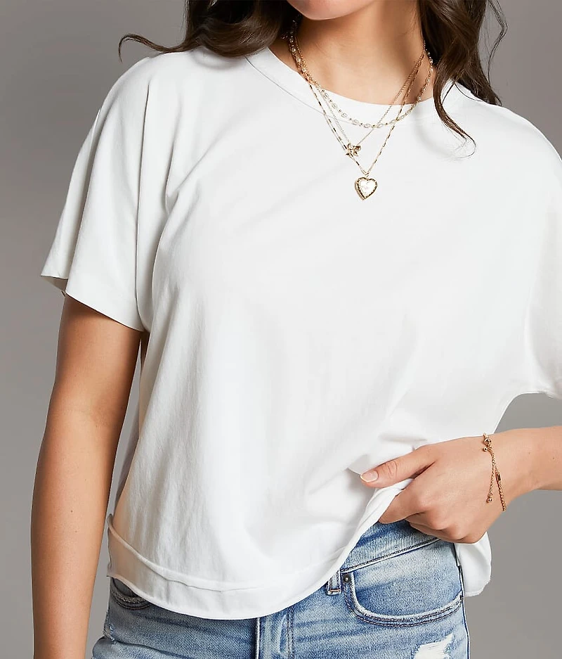 Dolman Cropped T-Shirt