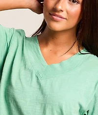 Slub Knit T-Shirt