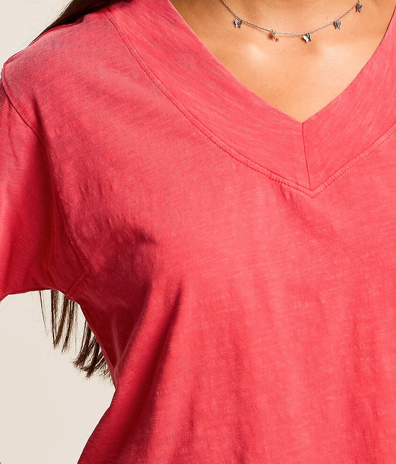 Slub Knit T-Shirt
