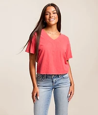 Slub Knit T-Shirt