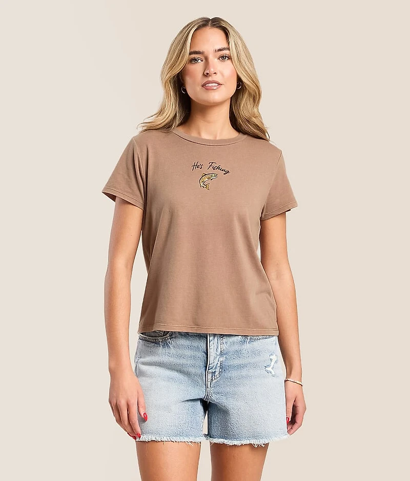 He's Fishing T-Shirt