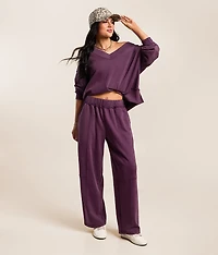 Raw Edge Boxy Pullover