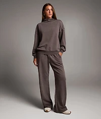 Burnout Mock Neck Pullover