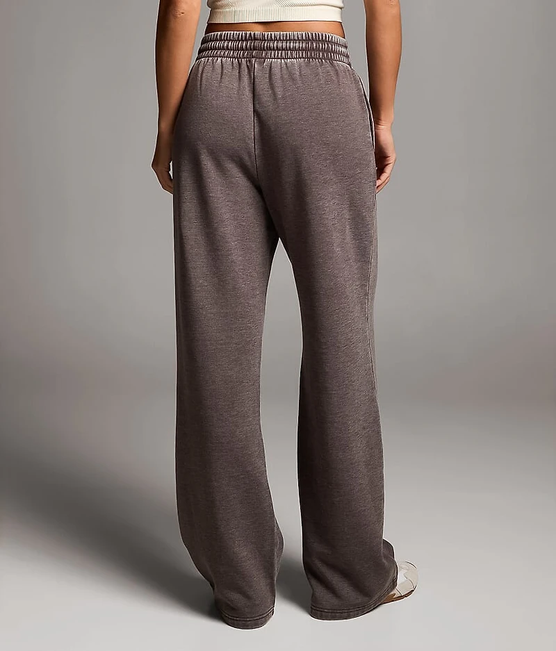 Burnout Wide Leg Sweatpant