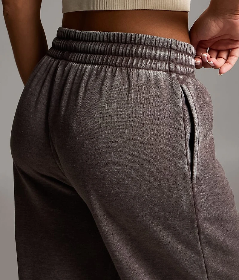 Burnout Wide Leg Sweatpant