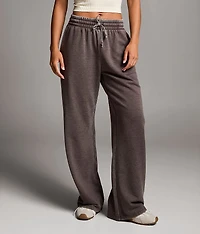 Burnout Wide Leg Sweatpant