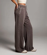 Burnout Wide Leg Sweatpant