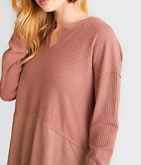 Waffle Knit Top