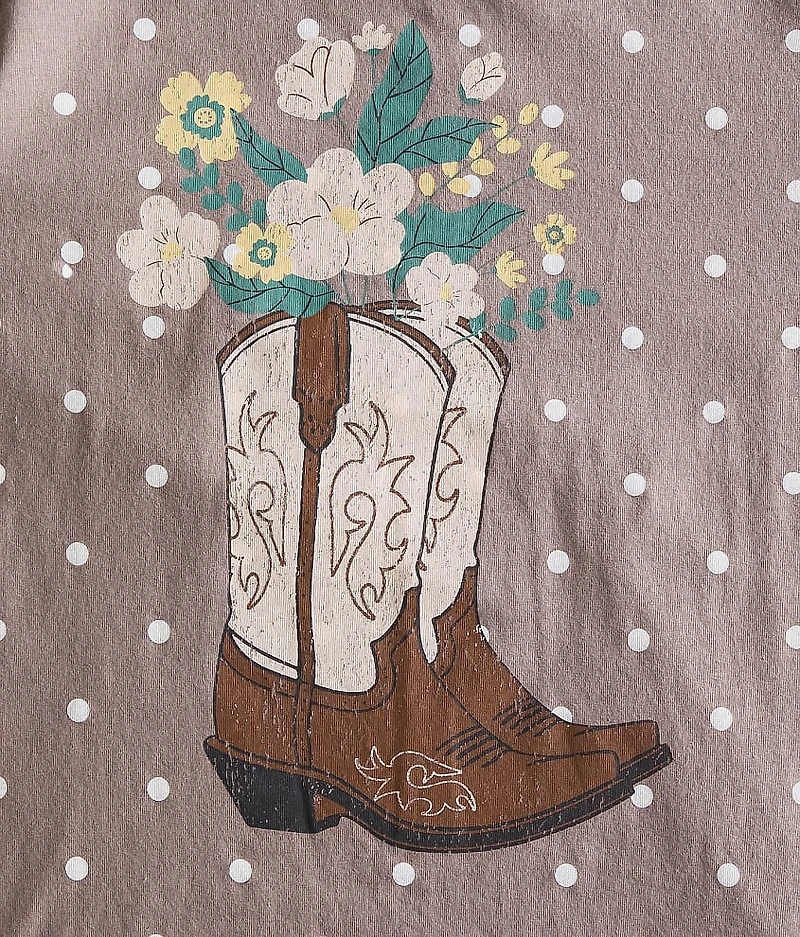 Girls - Cowboy Boot T-Shirt