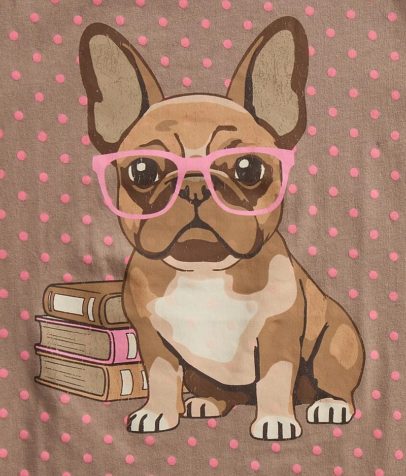 Girls - Back To School Frenchie T-Shirt